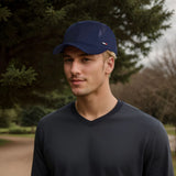 2 Piezas Gorra de Béisbol Ligera y Transpirable para Hombre - Gorra Ajustable para Deportes al Aire Libre con Visera de Pato, y Rojo con Panel Trasero de Malla, Gorra Casual | Gorra de Moda. Tejido de Tela
