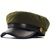Gorra Unisex Retro de Visera Plana, Sombrero Octógono Transpirable, Gorra Británica para Conductor (7 Colores Disponibles), Ideal para Salidas y Uso Diario