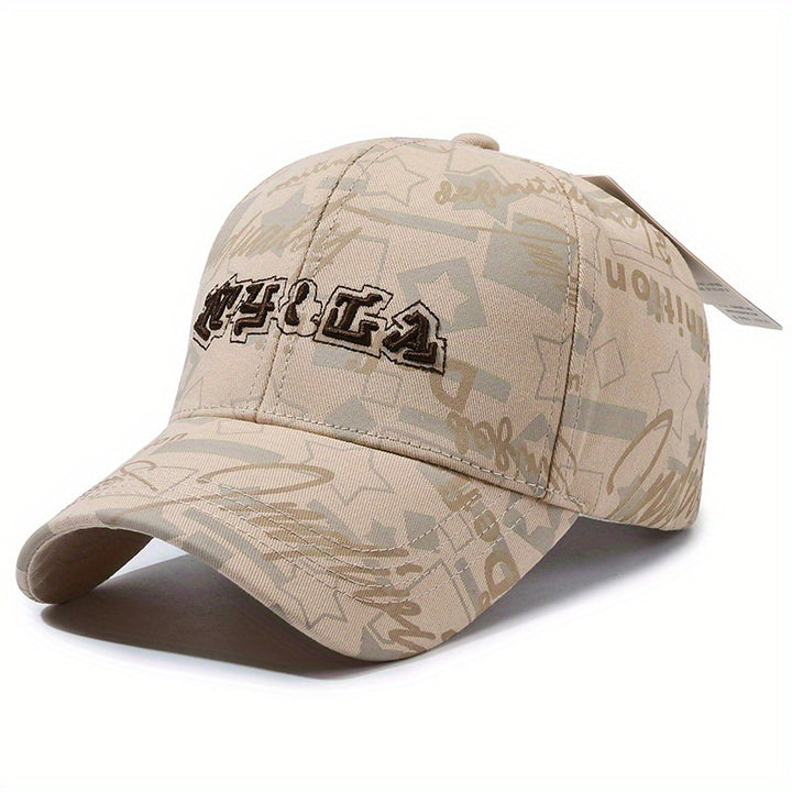 Gorra de béisbol juvenil con diseño de graffiti, resistente al viento, abrigada y antifrío, 100% poliéster, ideal para Halloween y Navidad, disponible en negro, verde olivo, azul, gris, beige y borgoña, para hombres y mujeres