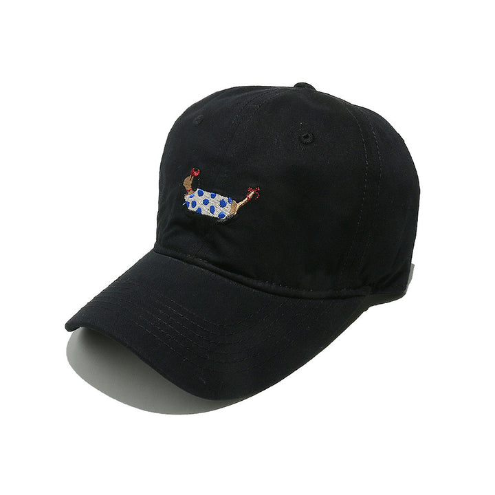 Gorra de Béisbol para Mujer - Cierre Ajustable Snapback, Sombrero Ligero y Transpirable para el Sol, Ideal para Diario, Fiestas o Escuela - Azul Pastel, Gorra con Diseño de Perrito Lindo para Amantes de los Perros, Accesorio Cómodo y Divertido, Moda Casua