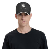 Gorra de béisbol clásica hippie con visera curva, gorra de camionero con estampado de león escocés, gorra snapback para deportes al aire libre casuales