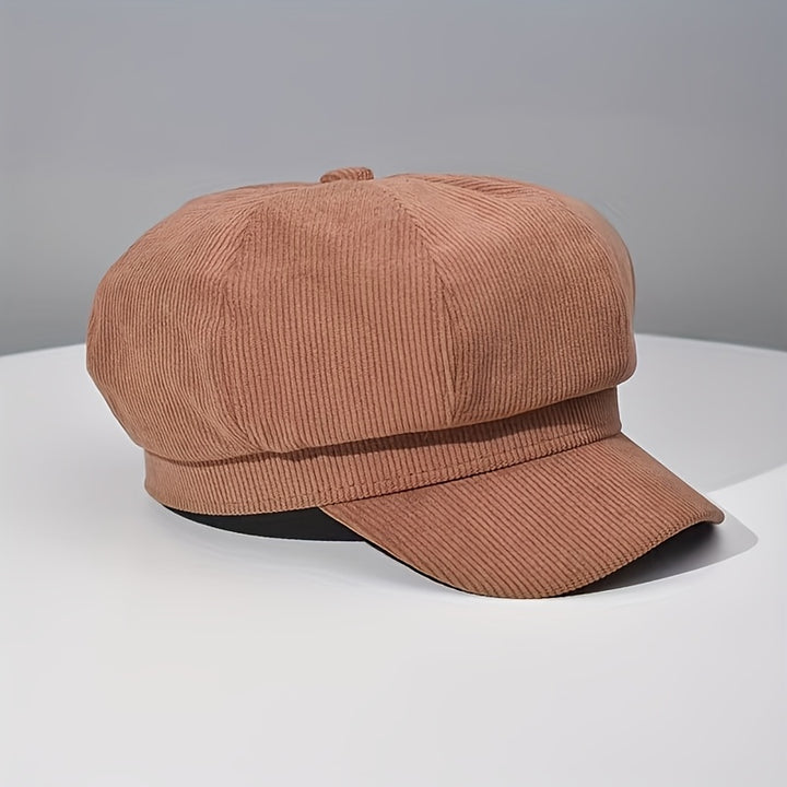 Gorra estilo newsboy vintage para adolescentes, ligera, de cuadros, ideal para otoño/invierno, perfecta para la escuela y uso casual