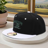 1 Gorra de Béisbol Ajustable para Hombre - Diseño con Logo Boston Champions y Bloque de Colores Rojo/, 100% Poliéster, Estilo Streetwear para Looks Casuales