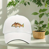 Gorra de béisbol ajustable para hombre y mujer - Ligera, transpirable, gorro ultraligero para exteriores con diseño vibrante de estampado de peces