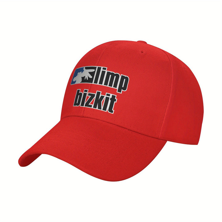 1pc Gorra de Béisbol de Poliéster Ajustable de Música Rock Limp Rapcore Bizkit Taurus07, Ligera y Transpirable, Sombrero de Sol de Golf con Visera Curva, Estilo Y2K de Moda para Hombres y Mujeres, Regalo Perfecto para Vacaciones/Cumpleaños