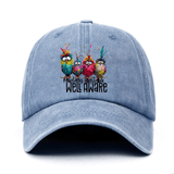 4 Gorras de Béisbol con Estampado Divertido de Pájaros, Gorras Casuales para Primavera/Verano