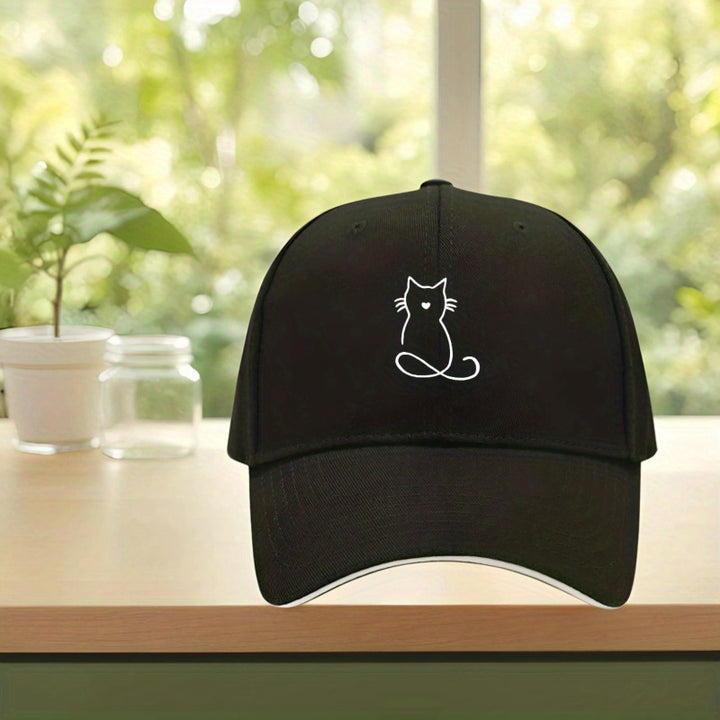 Gorra de béisbol unisex ajustable con estampado lindo - Ligera y transpirable, con ribete y visera, gorro para exteriores para todas las estaciones para hombres y mujeres, ropa deportiva casual y casual, regalo perfecto para las fiestas (fácil de cuidar,