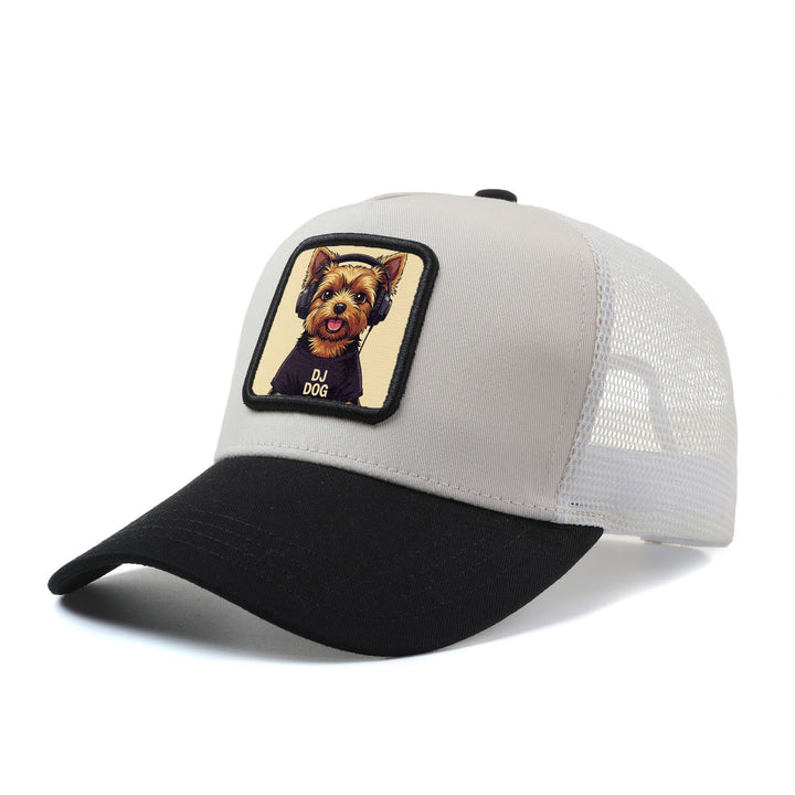 Gorra de béisbol con auriculares para DJ, para hombre y mujer - Gorra de camionero ajustable con cierre a presión, parte trasera de malla transpirable, poliéster ligero, diseño temático de DJ para música, pesca y actividades al aire libre, gorra para fest