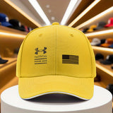 1pc Gorra Clásica Unisex de Verano y Otoño - Gorra Snapback Negra Transpirable Under Armor para Exteriores, Camping, Baile Callejero, Running, Fitness, Uso Casual y Regalo Versátil