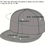 1 gorra de béisbol hip hop para hombre, ajustable y con protección solar, ideal para viajes al aire libre