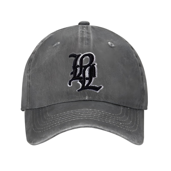 Gorra de Béisbol Unisex Negra con Logo 'B' Blanco - Gorra Deportiva Transpirable con Estampado de Letra B Grande, Ribete Blanco y Visera Curva para Hombres y Mujeres, Uso Casual al Aire Libre, Gimnasio, Diario - Diseño de Monograma Icónico