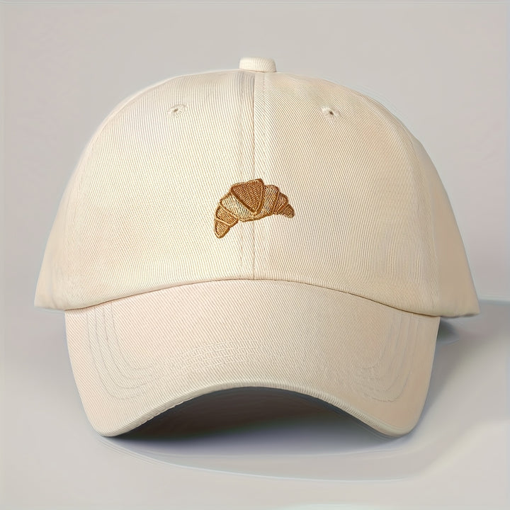 Gorra de béisbol con diseño de avestruz bordado - Gorra ajustable con parte trasera de malla transpirable, ligera y elegante para golf, verano y uso casual - Diseño unisex Y2K en beige, negro, blanco, azul marino, gorra ajustable, accesorio de golf, moda