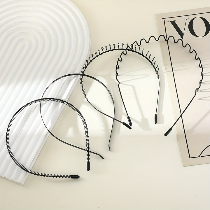 4 Diademas Deportivas Invisibles Para Hombres, Diseños Variados