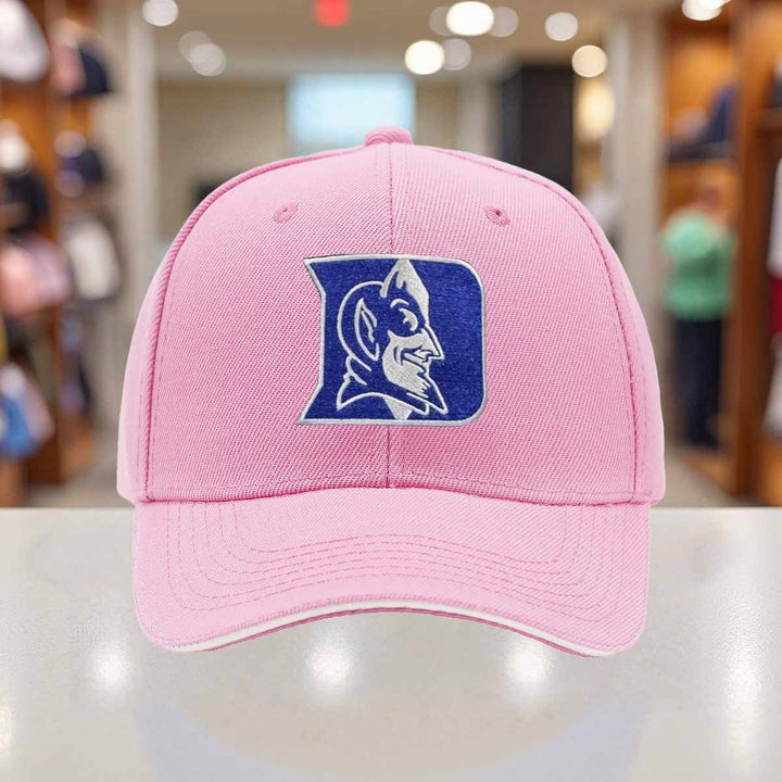 Sombrero de camionero ajustable para hombres de la Universidad de Duke - Ligero y transpirable, con diseño de cara de Diablo Azul, diseño negro y blanco, perfecto para deportes al aire libre y uso casual, accesorio de cabeza casual | Accesorio de cabeza a