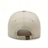 Gorra de Béisbol Unisex Retro con Bordado de Letras y Ala Ancha, Estilo Casual Versátil alfabético