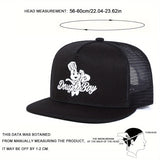 Gorra de béisbol de punto de AR para hombres, ajustable con protección solar, tejido de poliéster, lavable a mano - Ideal para actividades al aire libre en primavera y otoño, viajes, fiestas de playa, deportes al aire libre | Gorra de estilo Hip Hop | Aju