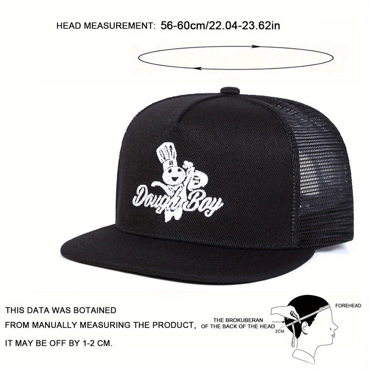 Gorra de béisbol de punto de AR para hombres, ajustable con protección solar, tejido de poliéster, lavable a mano - Ideal para actividades al aire libre en primavera y otoño, viajes, fiestas de playa, deportes al aire libre | Gorra de estilo Hip Hop | Aju