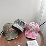 Gorra de béisbol para mujer - Ligera, ajustable y con cierre de clic, con letras 'S' audaces, ajuste no elástico para uso diario y Día de San Valentín - Eventos casuales, formales y deportivos - Gorra de béisbol fácil de limpiar para mujer, gorra de béisb