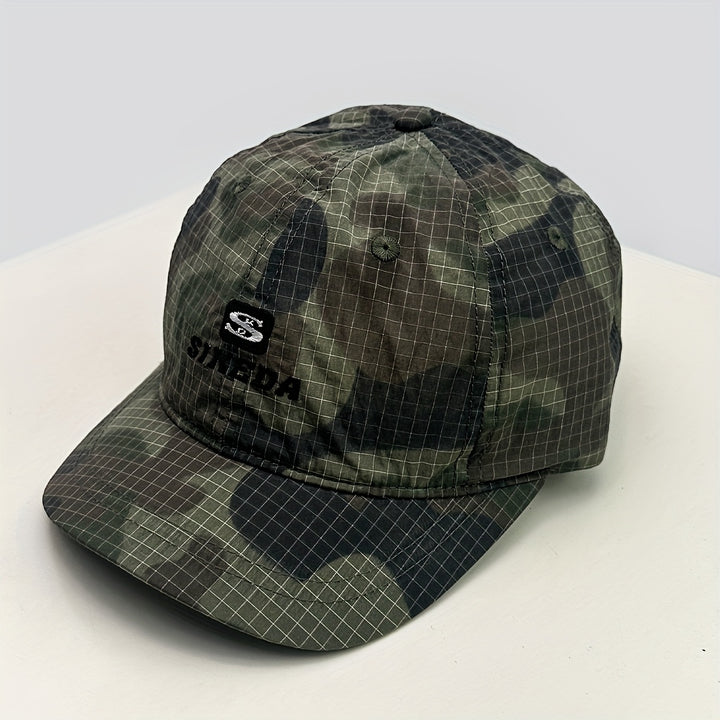 Gorra de béisbol ajustable con cierre - Diseño ligero y de secado rápido con estampado de camuflaje, estilo callejero, estilo casual para hombres y mujeres, accesorio casual para la cabeza | Gorra estampada | Gorra ajustable