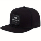 Gorra De Béisbol Con Parche De Etiqueta Brooklyn, Estilo Hip Hop, Ligera, Transpirable, Unisex, Para Golf, Para Hombres Y Mujeres