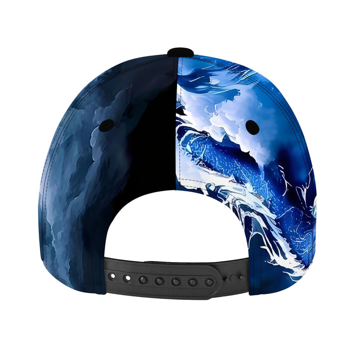 1 gorra de béisbol con graffiti de dragón - 100% poliéster, ligera, ajustable, lavable a máquina, ideal para actividades al aire libre, excelente regalo de Navidad