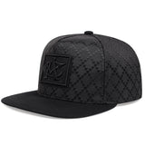 2pcs Gorras de Béisbol Hip-Hop para Hombres con Parches de Letras AC, Estilo Gótico, Sombreros Deportivos Ajustables para Senderismo, Fiestas y Regalos, Poliéster Ligero, Negro/Gris/Azul Marino, Accesorio de Fiesta Gótica | Tocado Elegante | Tejido Dur...