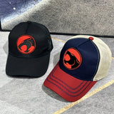 2 gorras de béisbol unisex, gorra de malla transpirable ajustable con gato relámpago bordado, tela acrílica 100% no elástica, recubierta en PVC, livianas para deportes al aire libre y uso diario, ideal para regalos de San Valentín, Carnaval y Festival de