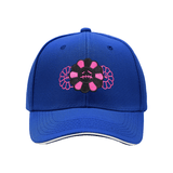 Gorra de Béisbol Clásica con Estampado de Flores, Visera Curva Unisex para Deportes al Aire Libre, Regalo de Navidad, Opción de Regalo para Fiestas de 1 o 2 Piezas