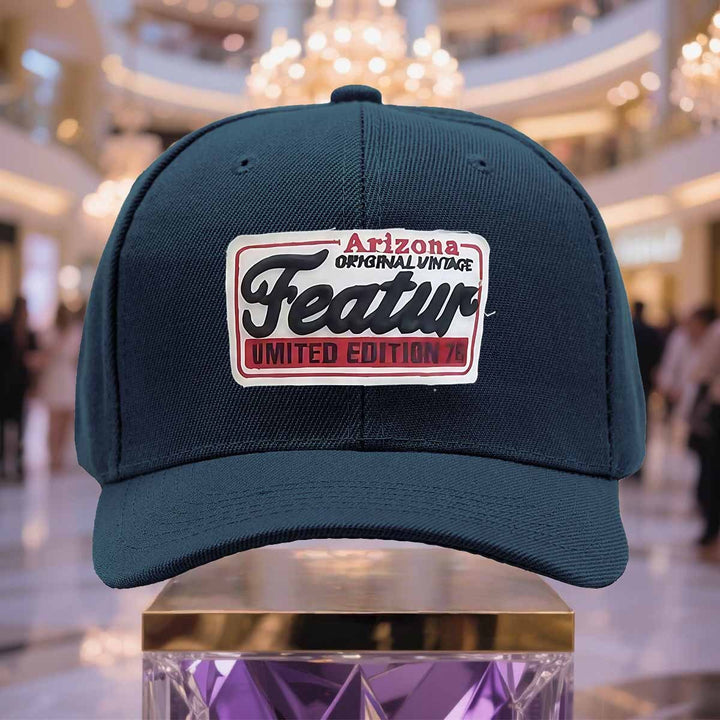 Gorra de béisbol ligera y transpirable para hombre FEATUR - Gorra ajustable con cierre de clic para papá con diseño original de Arizona, azul suave lavado para actividades al aire libre, regalo del Día del Padre y ropa casual, gorra de béisbol, ropa de ca