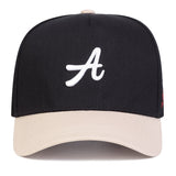 Una gorra de béisbol de cinco paneles con diseño de hoz para hombre, perfecta para la moda al aire libre. Es ajustable e ideal para usar en ocasiones informales durante los viajes de primavera y otoño, vacaciones o salidas a la playa.