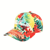 1 Gorra de Béisbol Inspirada en Diseño Floral - Sombrero Deportivo Ligero Ajustable, Transpirable para Viajes y Salidas Diarias Todo el Año, Plegable para Sol
