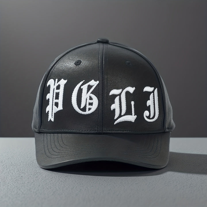 Gorra Snapback Gótica Blanca Bordada y con Hebilla Metálica para Hombre - Textura de Lujo Ajustable, Sombrero de Béisbol Ligero para Uso Casual al Aire Libre, Ropa Urbana de Calle con Estilo y la Declaración Peace No Evil, Sombrero para Exteriores | Mo...