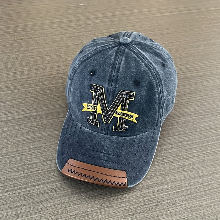 2025 Sombrero de estilo nuevo para hombres y adolescentes, gorra unisex de primavera y otoño, gorra de moda de verano con forma de pico de pato, gorra de béisbol suave para hombres y adolescentes. Adecuada para adolescentes.