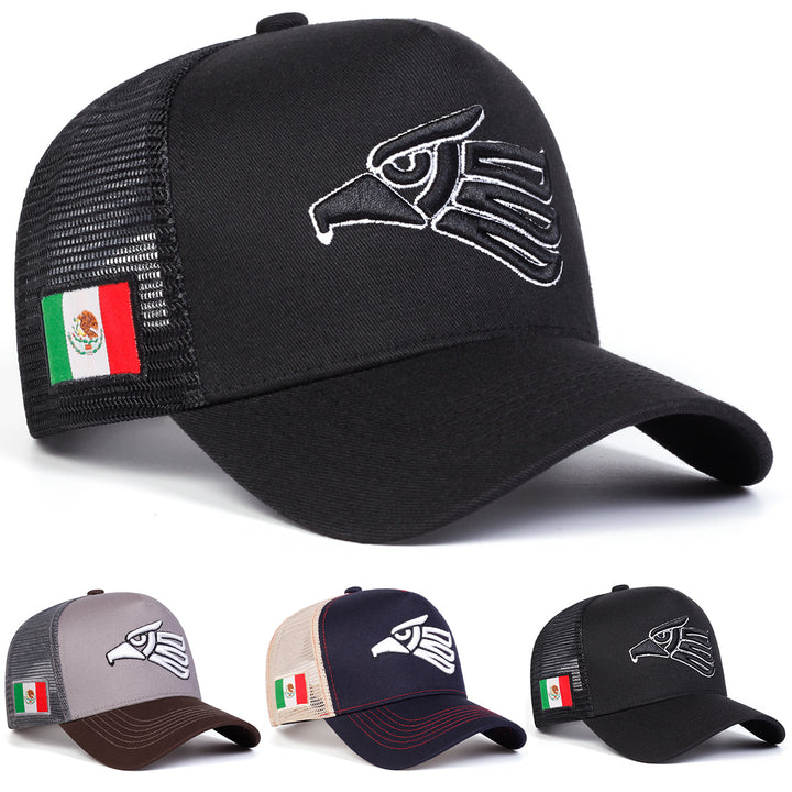 1 Gorra de Béisbol para Hombre con Bandera Mexicana Ajustable, Estilo Casual y Moderno para Viajes de Primavera/Otoño y Vacaciones en la Playa