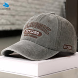 Gorra de Béisbol Estilo Coreano con Bordado para Parejas, Sombrero Duckbill Unisex Desgastado y Protección Solar para Primavera/Otoño