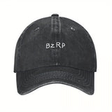 Gorra de Béisbol Ajustable Bizarrap (BZRP) - Algodón Ligero y Transpirable con Logo, Negro | Protección Solar Casual para Hombres y Mujeres, Perfecta para Actividades al Aire Libre