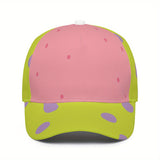 Gorra Unisex de Anime con Protección Solar UPF - Gorra de Béisbol con Visera Curva Recubierta de PVC, Resina ABS y Relleno, Lavable a Máquina, Ideal para Hombres y Mujeres, Uso Casual en Todas las Estaciones, Accesorio Temático de Anime