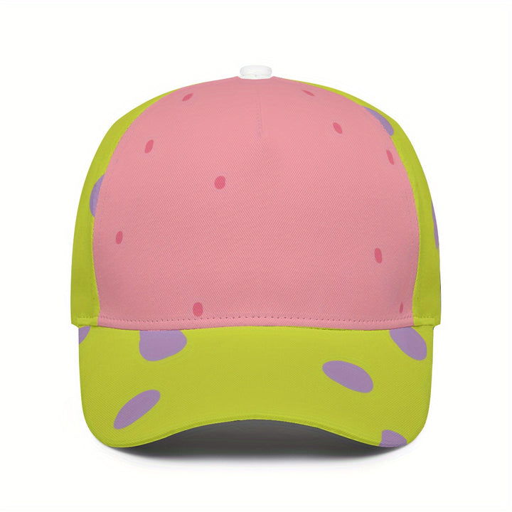 Gorra Unisex de Anime con Protección Solar UPF - Gorra de Béisbol con Visera Curva Recubierta de PVC, Resina ABS y Relleno, Lavable a Máquina, Ideal para Hombres y Mujeres, Uso Casual en Todas las Estaciones, Accesorio Temático de Anime