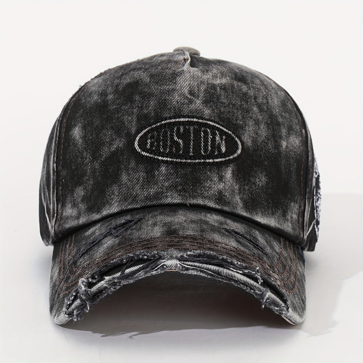 1 Gorra de béisbol de Boston - Gorra ajustable con visera y letras de Boston, ligera, unisex para todas las estaciones, para mujeres y hombres, para el día a día, la oficina y los viajes