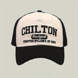 Gorra de Béisbol Estilo Coreano con Bordado de Letras y Visera Curva para Primavera y Otoño, Unisex, Reveladora de Rostro