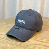 Gorra de Béisbol Unisex con Bordado de Letras - Snapback Ajustable, Poliéster Ligero, Azul Oscuro con Costura Blanca y Bordado de Melodía, Perfecta para Atuendos de Primavera y Verano, Accesorio Casual | Gorra de Béisbol de Moda | Sombrero Ligero