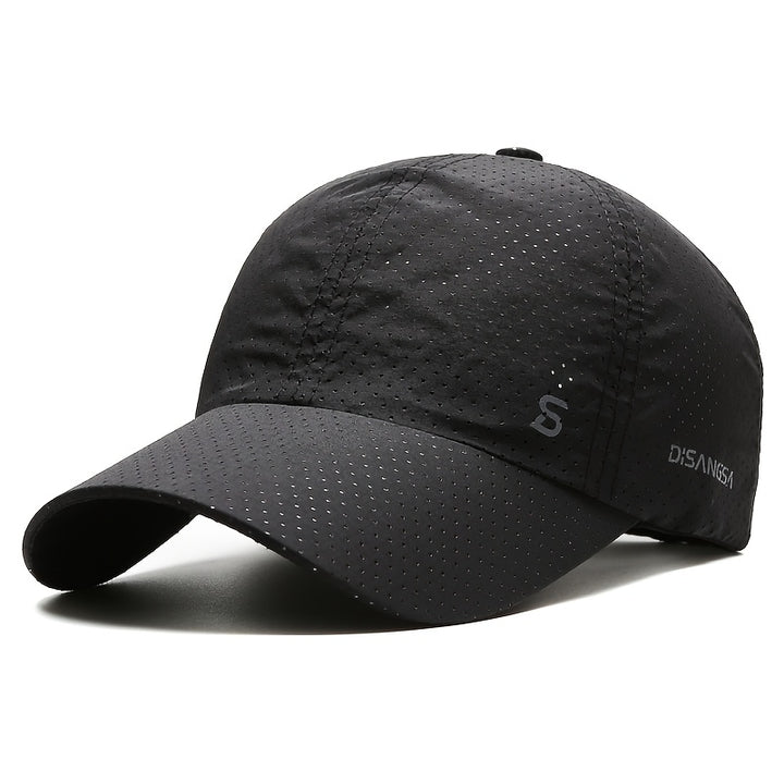 Gorra de béisbol para hombre, ligera, secado rápido, transpirable, protección solar para exteriores, ideal para correr y pescar en verano