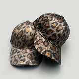 Nueva Gorra de Béisbol Retro con Estampado de Leopardo para Hombre y Mujer, Gorra de Béisbol de Boca de Pato Estilo Urbano con Parte Superior Rígida, Gorra de Béisbol para Mujer, Gorra de Béisbol para Hombre