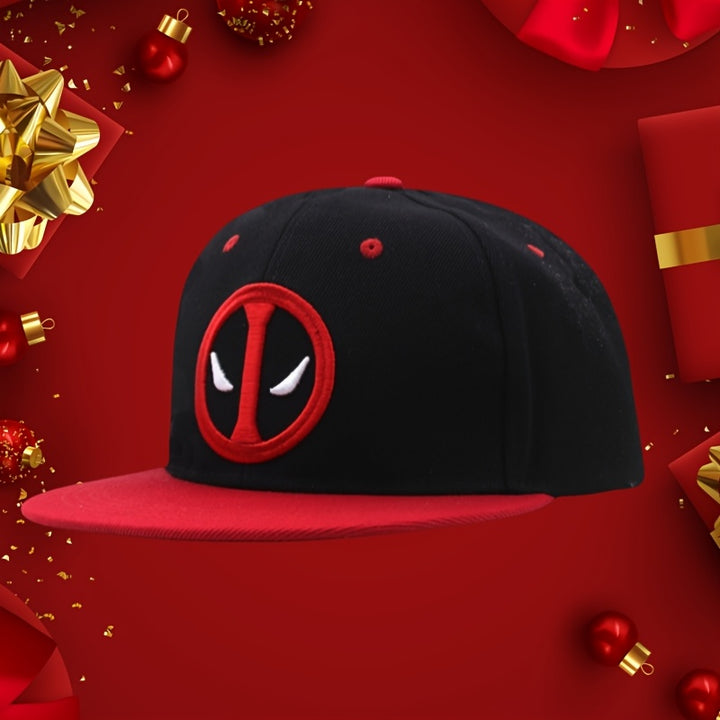 Gorra de Béisbol Bordada en 3D Deadpool para Hombres y Mujeres - Gorra Snapback Ligera y Transpirable con Diseño Rojo/, Accesorios Casuales y Deportivos para Fans de Superhéroes, Lavable a Máquina, Ajustable, Merchandising para Aficionados, Diseño Gráfico