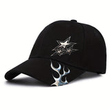 1pc Gorra Unisex Estilo Futurista Y2K Plateada, Sombrero de Béisbol con Visera Curva para Deportes al Aire Libre, Gorra Ajustable