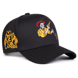 Gorra de béisbol para hombre con diseño occidental de calavera de vaquero y sombrero de vaquero - Cierre ajustable con snapback, tejido ligero y transpirable, protección duradera para la cabeza, ropa casual, deportes al aire libre, opciones en rojo/gris/a