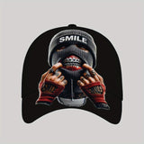 Sombrero de sol para hombre con estilo casual, CUTEHSJ, estilo hip-hop fresco, gorra de béisbol ligera de poliéster con cierre ajustable, lavable a mano, para playa, actividades al aire libre, pesca y vacaciones - Diseño de encanto fantástico, accesorios