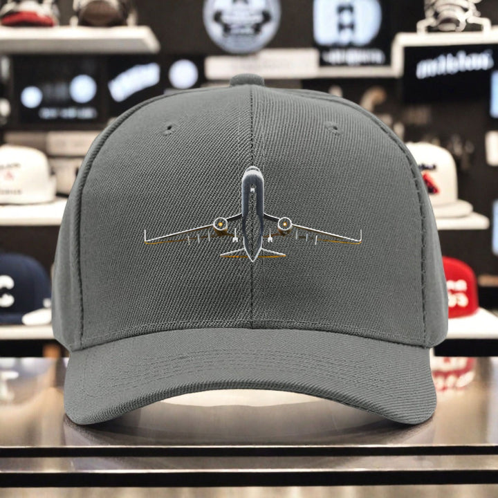 1pc Gorra de Piloto para Hombres y Mujeres - Diseño con Avión &amp; Cola del Aeroplano, Poliéster Ligero Resistente a Arrugas, Sombrillo Todo Clima al Aire Libre para Entusiastas de la Aviación, Pilotos, Eventos Casuales e Formales - Regalo Para Pilot (/Gris/