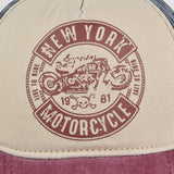 Gorra de Béisbol de 6 Paneles con Letras de Grafiti - Visera Ancha/Curvada, Diseño Perforado y Lavado, Gorra Redonda Ligera para Uso Casual, Eventos y Estilo (Moda Urbana)