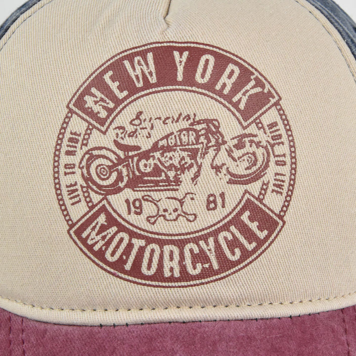 Gorra de Béisbol de 6 Paneles con Letras de Grafiti - Visera Ancha/Curvada, Diseño Perforado y Lavado, Gorra Redonda Ligera para Uso Casual, Eventos y Estilo (Moda Urbana)